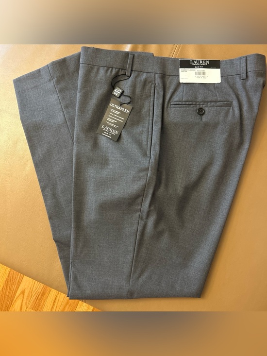 Lauren Ralph Lauren Other - NWT Lauren Ralph Lauren Men's Dress Pants 40x32 Medium Grey Slim Fit UltraFlex
